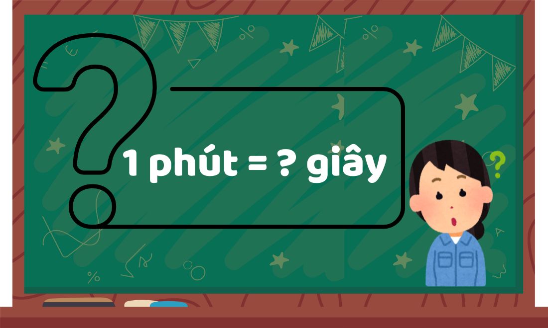 1 Phút bằng bao nhiêu giây?