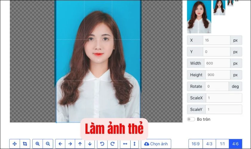 Khi nào cần chỉnh kích thước ảnh 4x6 online - Làm hồ sơ