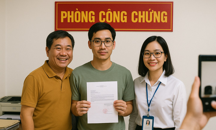 Từ 1/7, người dân đi công chứng phải chụp ảnh cùng công chứng viên. (Ảnh minh họa)