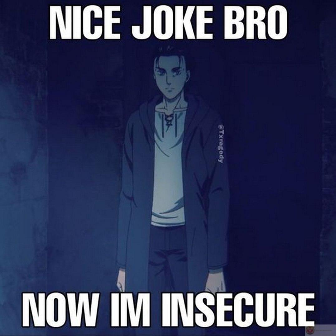 ảnh anime meme không vui