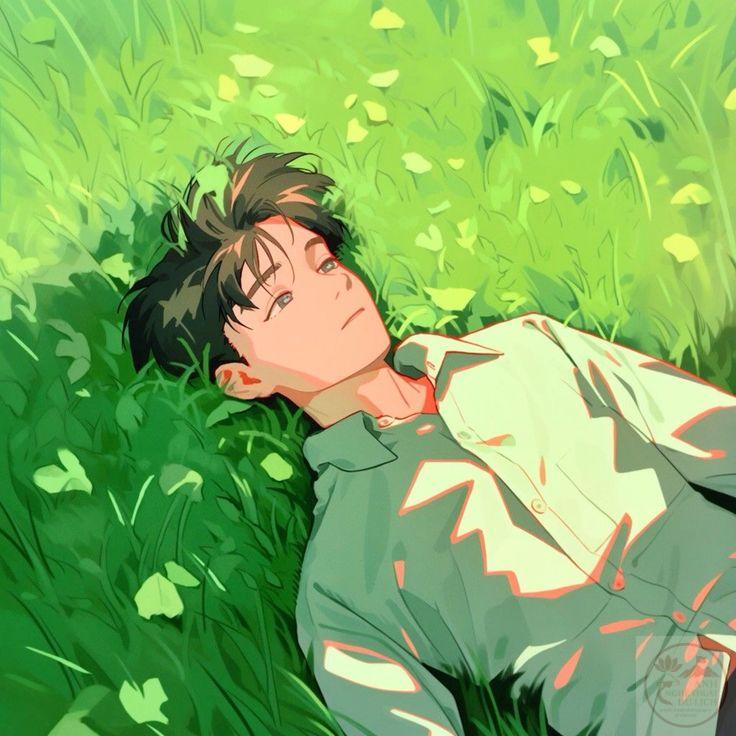 Hình vẽ nhân vật nam toát lên sự giản dị nhưng khiến người xem khó rời ánh mắt