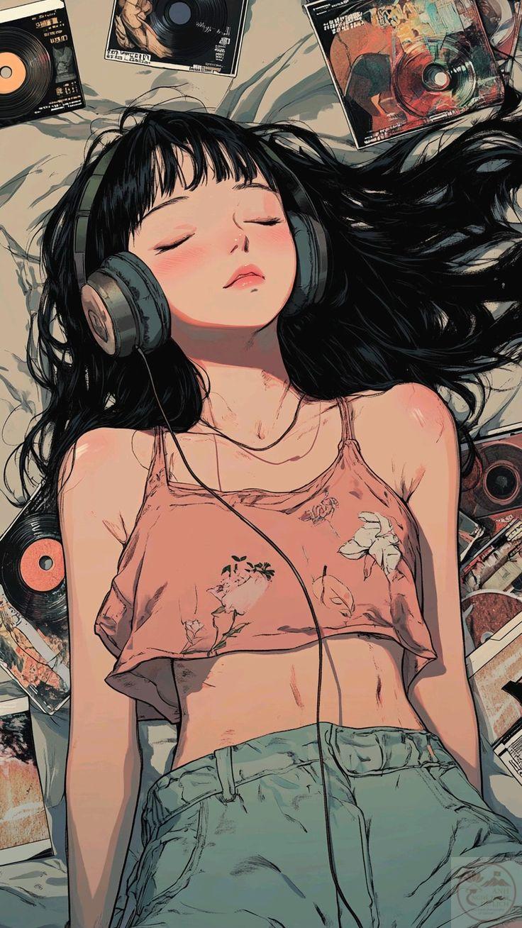 Vẻ đẹp thanh thoát của nhân vật nữ anime gợi nên cảm giác dịu dàng trong từng khung hình