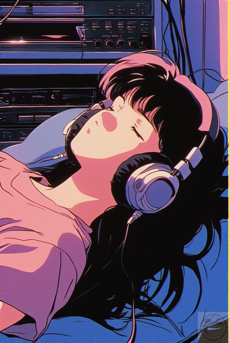 Bức tranh anime nữ thể hiện sự giản dị nhưng vẫn cuốn hút bởi thần thái tự nhiên