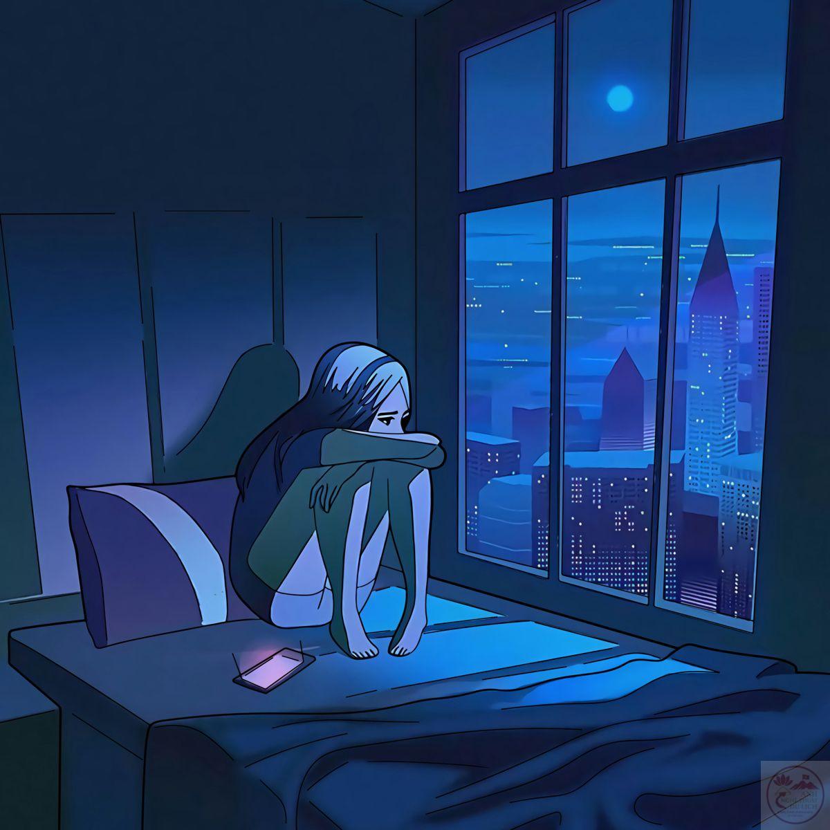 Một bức ảnh anime buồn có thể phản chiếu nỗi niềm thầm kín trong trái tim mỗi người