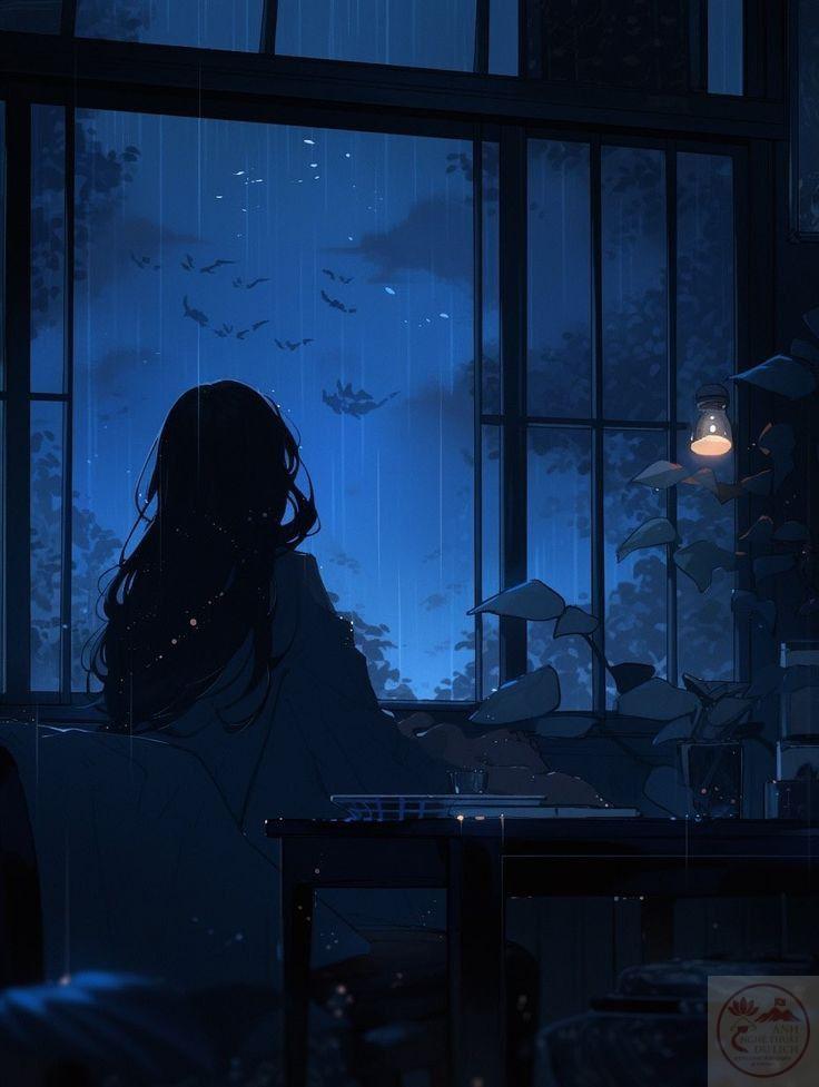 Những khung hình anime buồn gợi lại cảm xúc lặng lẽ, để tâm hồn chậm lại đôi chút