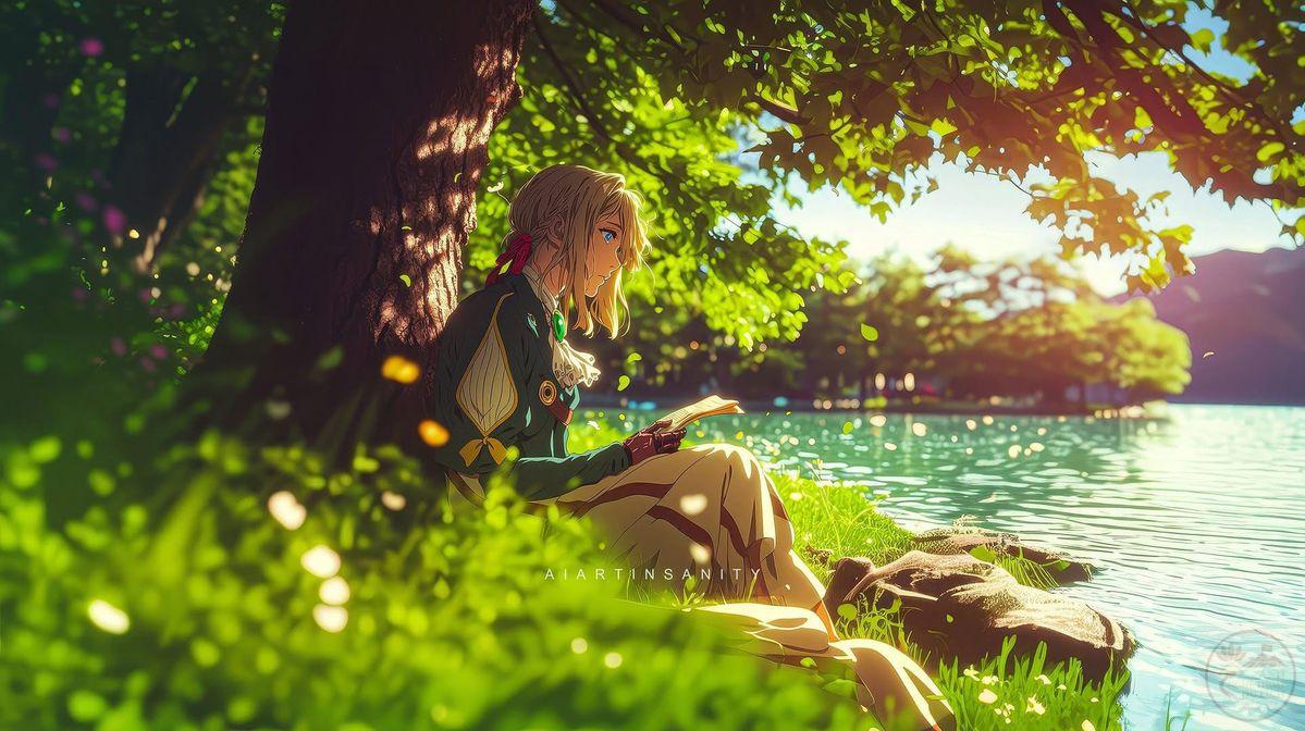 Độ phân giải cao trong ảnh anime 4K giúp gam màu thêm phần hài hòa và rực rỡ hơn