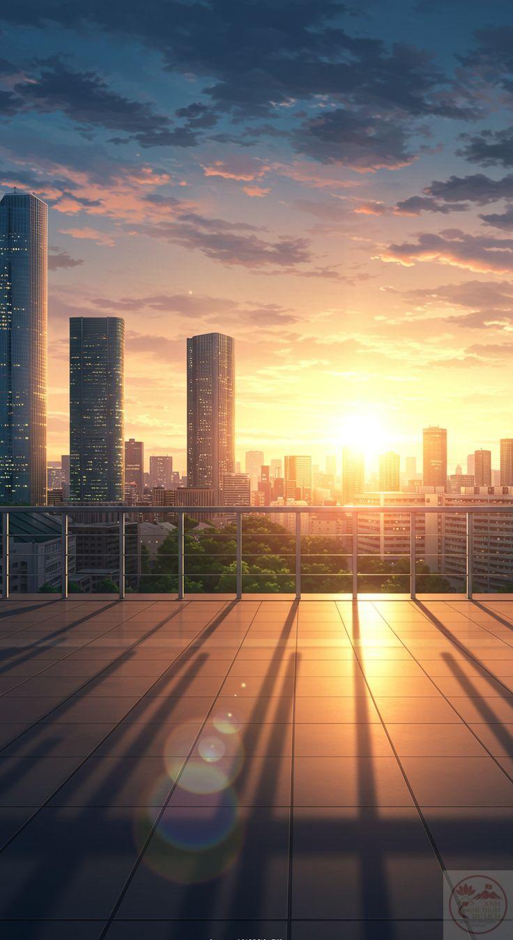 Ảnh chill anime phong cảnh