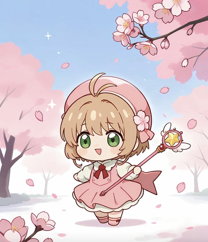 hình nhân vật anime chibi nhỏ