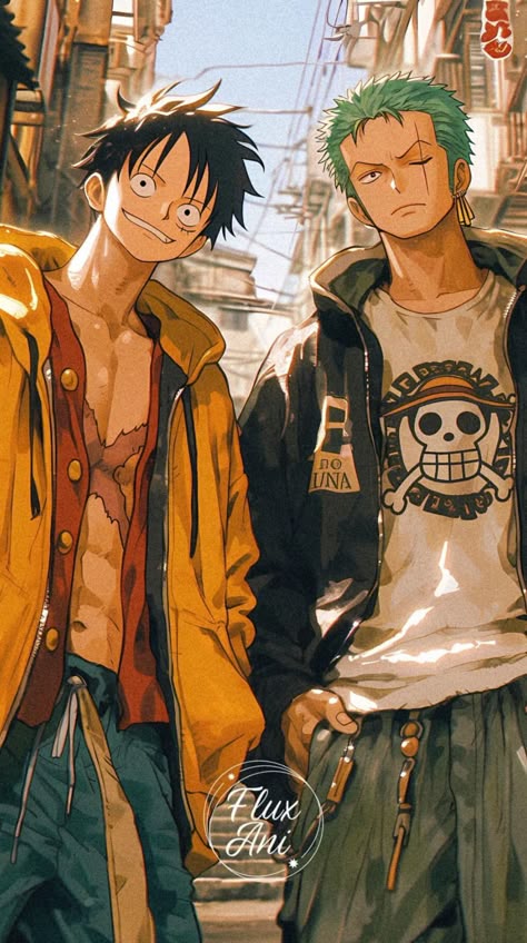 Zoro và Luffy trưởng thành