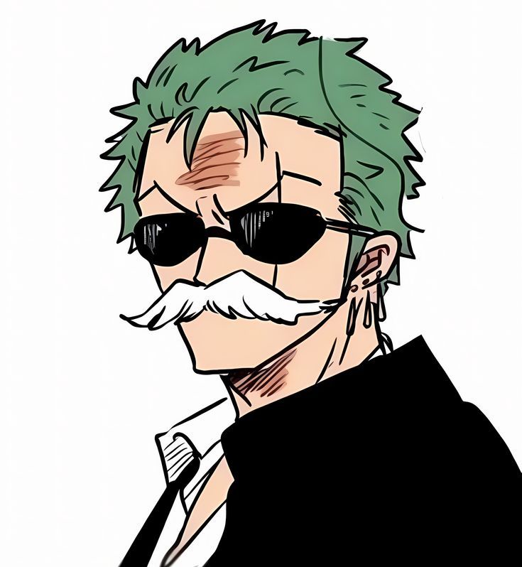 Ảnh Zoro đeo kính dâm