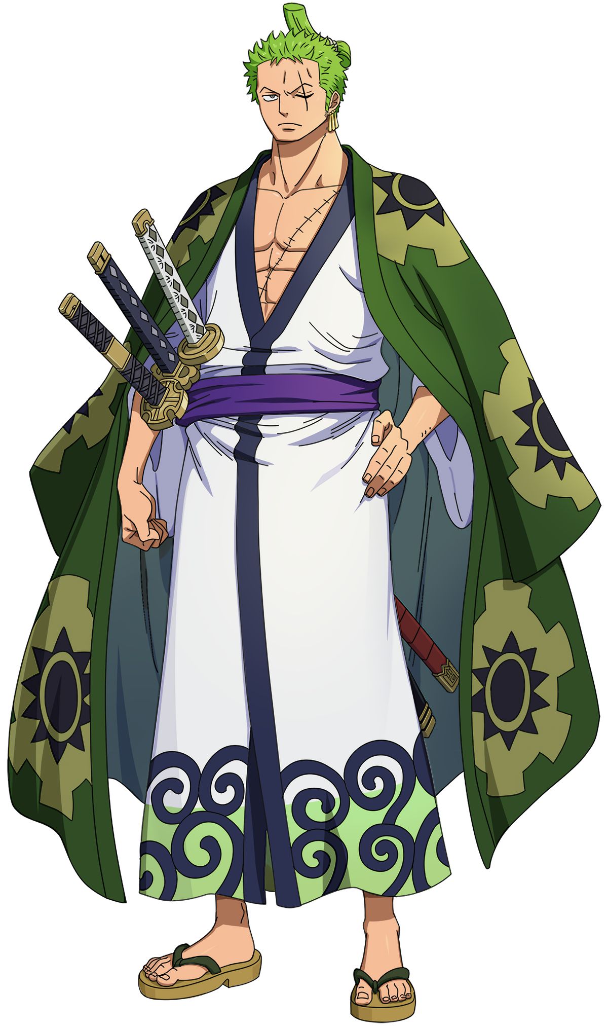 Ảnh Zoro tóc xanh