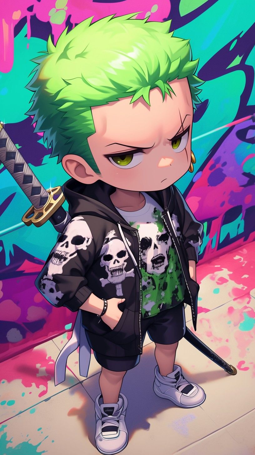 Zoro chibi ngầu