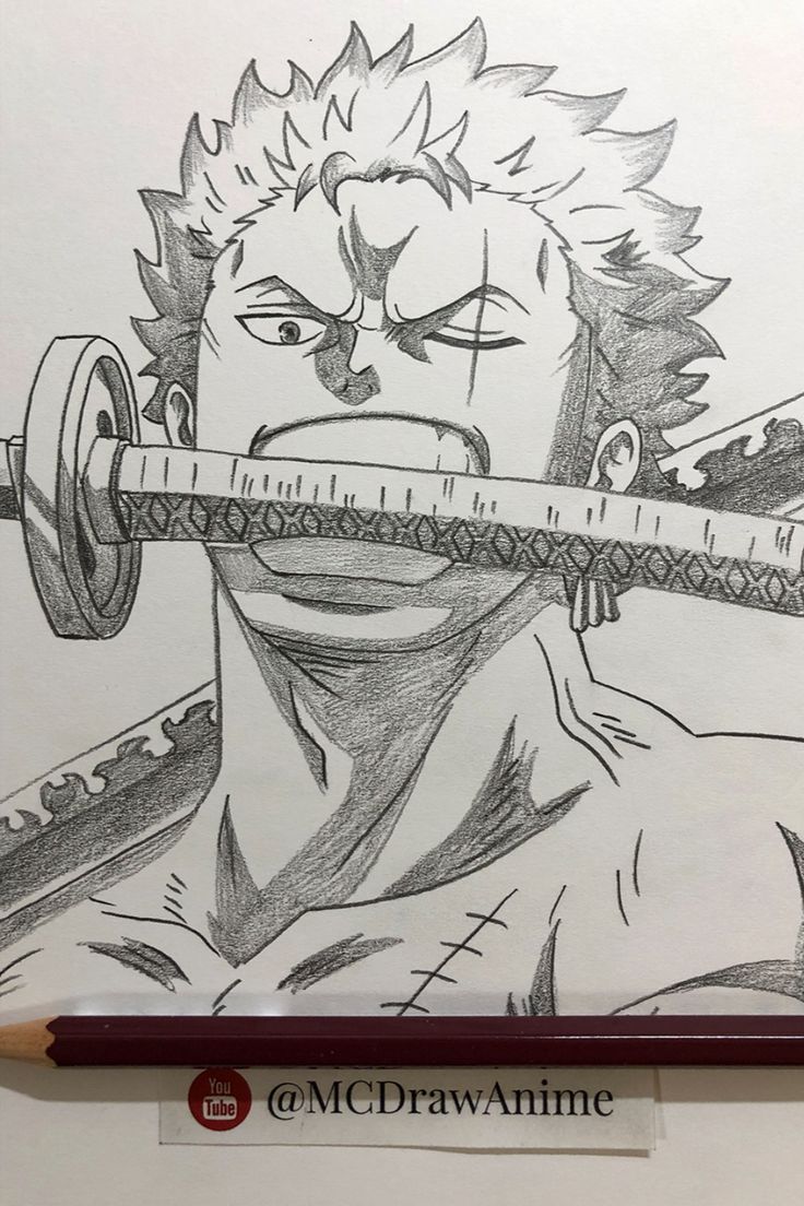 Ảnh vẽ Zoro ngầu