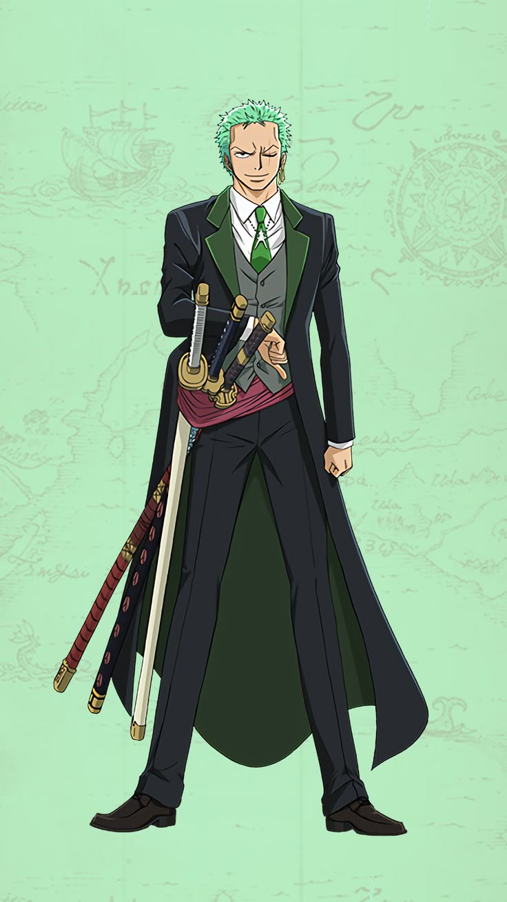 Zoro mặc vest tam kiếm