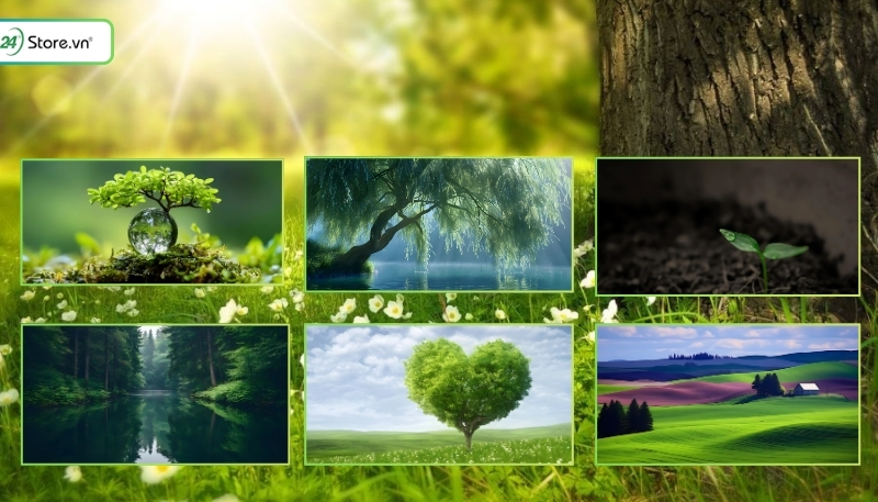 hình nền cây xanh