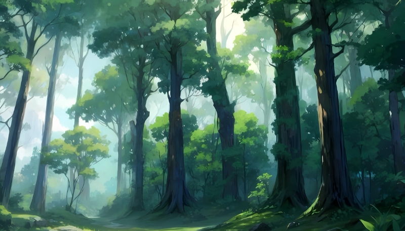 Tải hình nền rừng cây xanh mát cho điện thoại