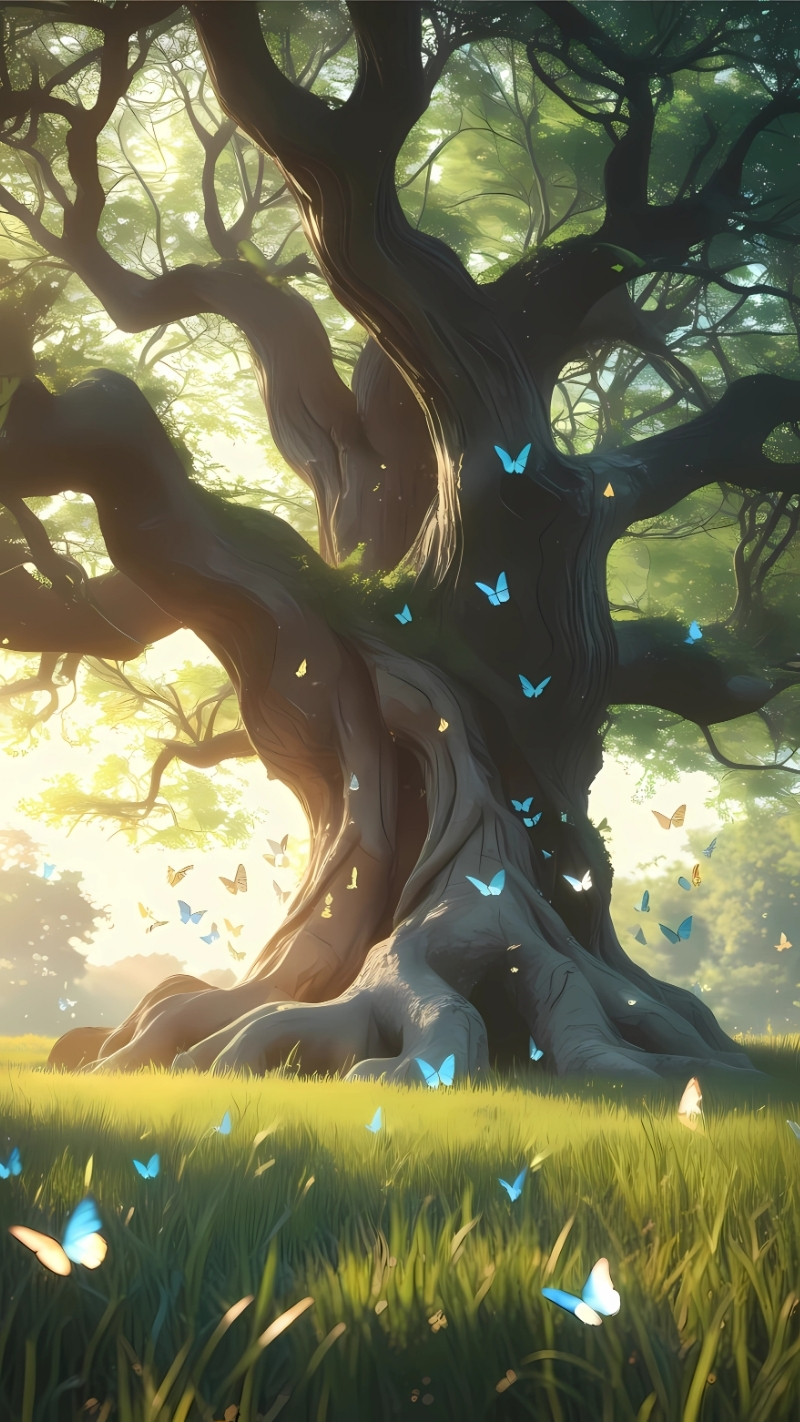 hình ảnh cây xanh cực chill cho điện thoại