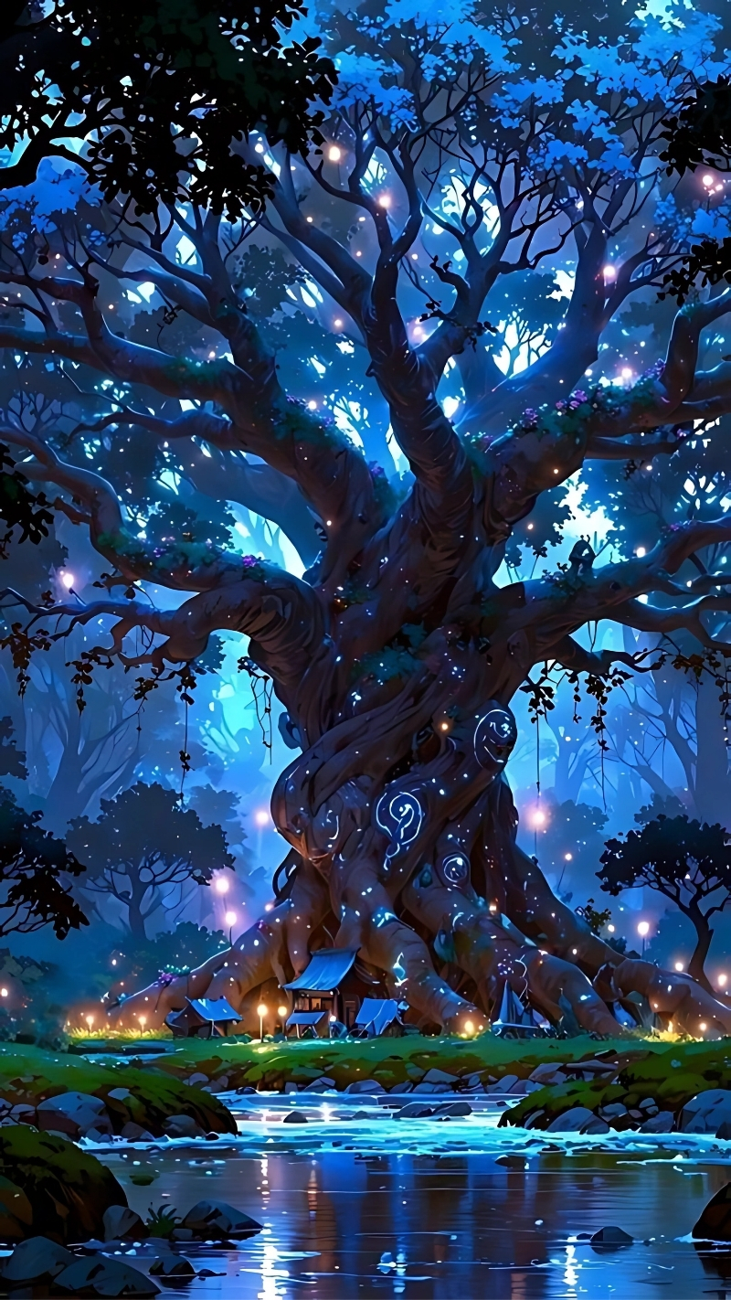 hình nền cây xanh cực chill full hd