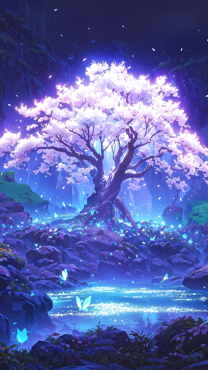 hình nền cây xanh cực chill 4k