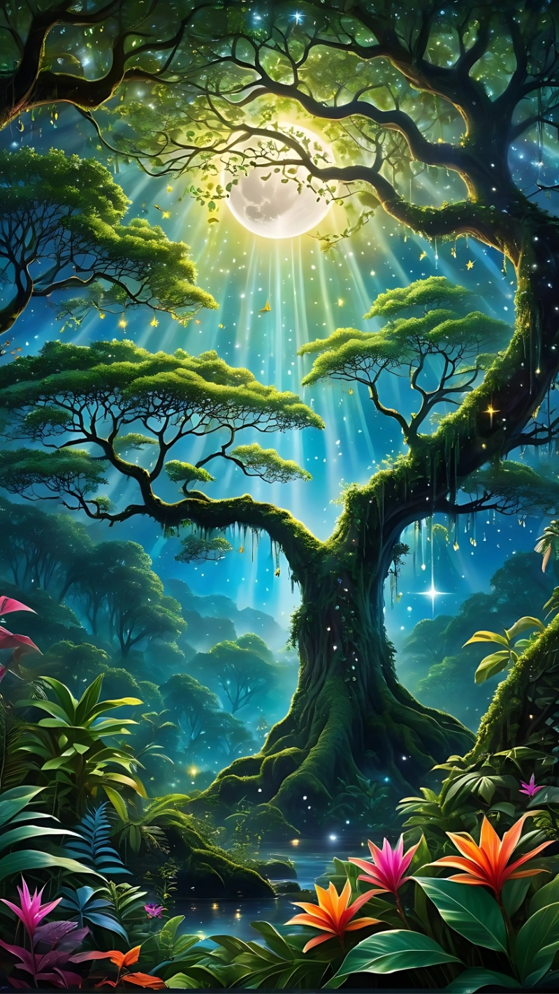 hình ảnh cây xanh cực chill nghệ thuật