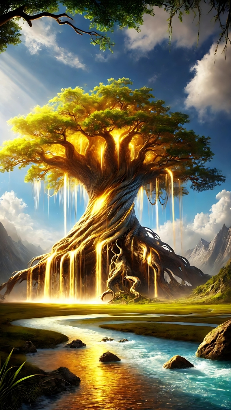 hình nền cây xanh cực chill cho pc