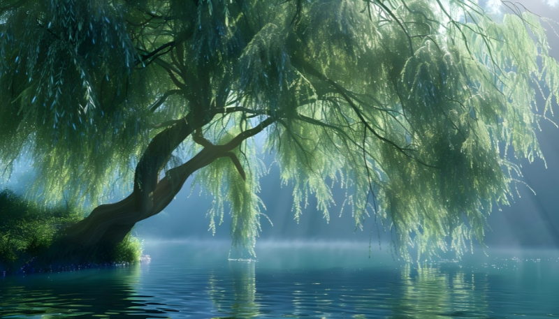 Hình nền cây xanh cute