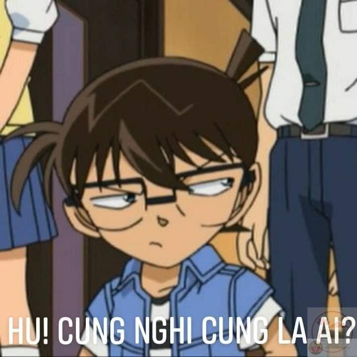 Bộ ảnh Conan gắn với meme vui nhộn trong cộng đồng mạng