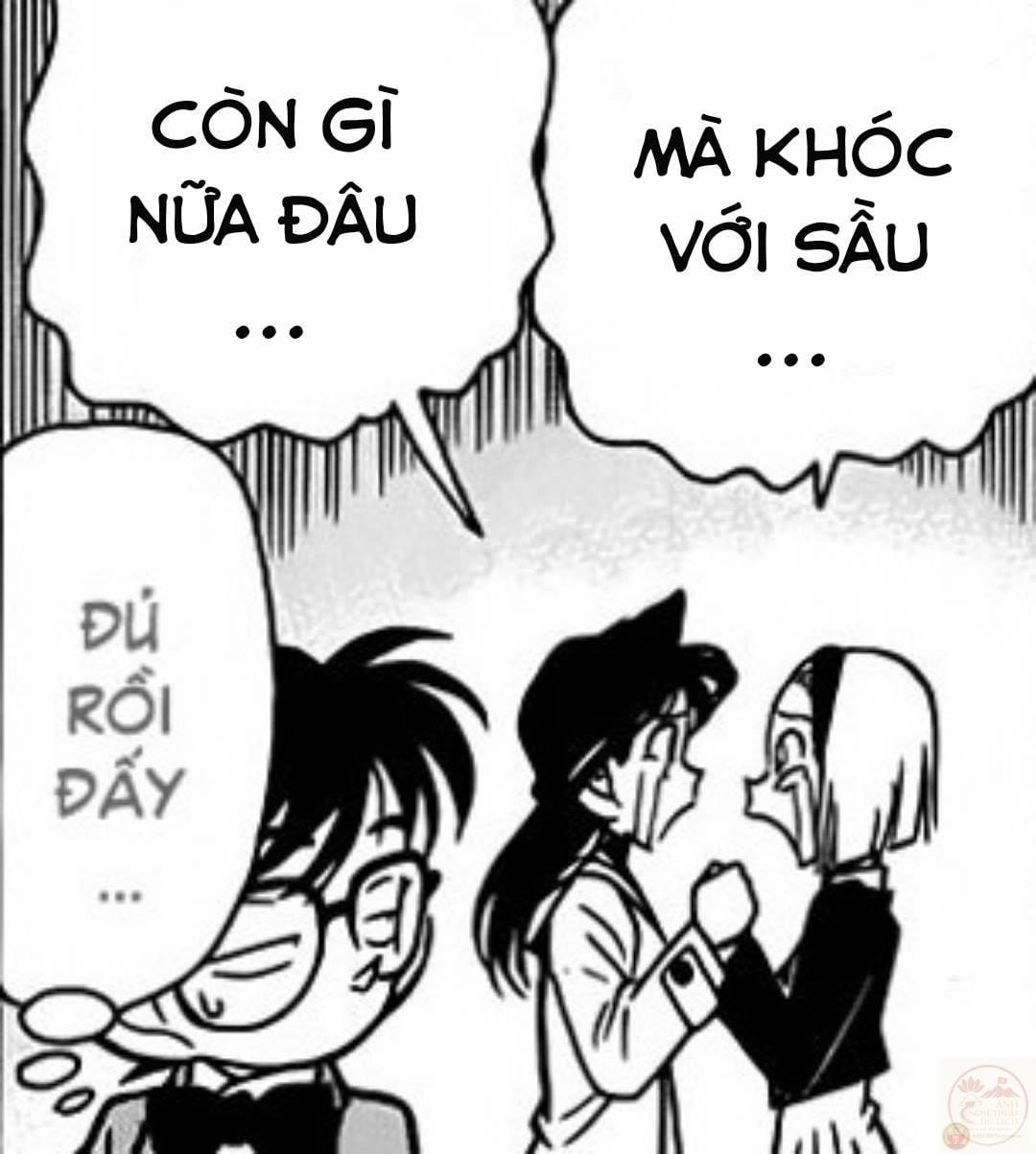 Fan chế Conan trong loạt ảnh meme đầy sáng tạo