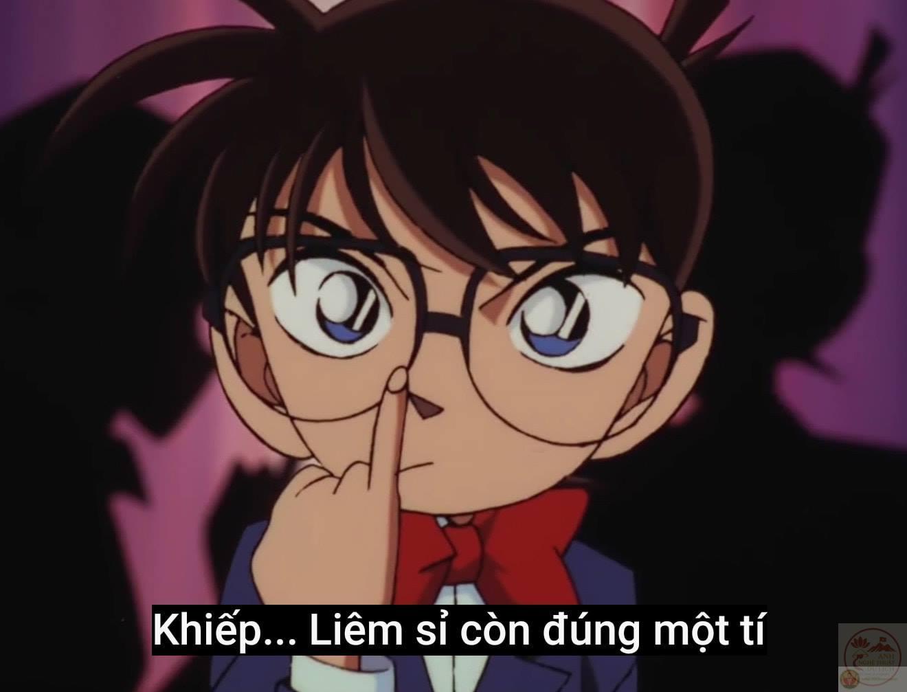 Hình Conan thám tử nhí xuất hiện trong nhiều meme hài hước