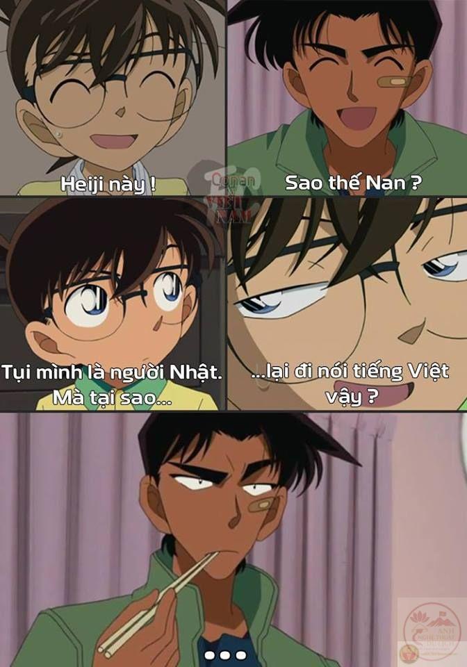 Ảnh Conan ngạc nhiên được cộng đồng sáng tạo thành meme