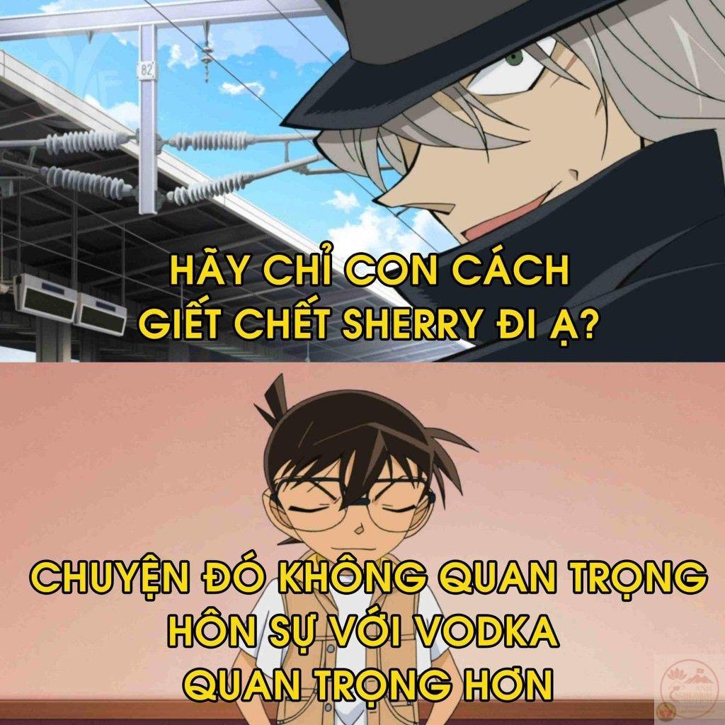 Conan nhí nhảnh trong meme chế khiến người hâm mộ thích thú