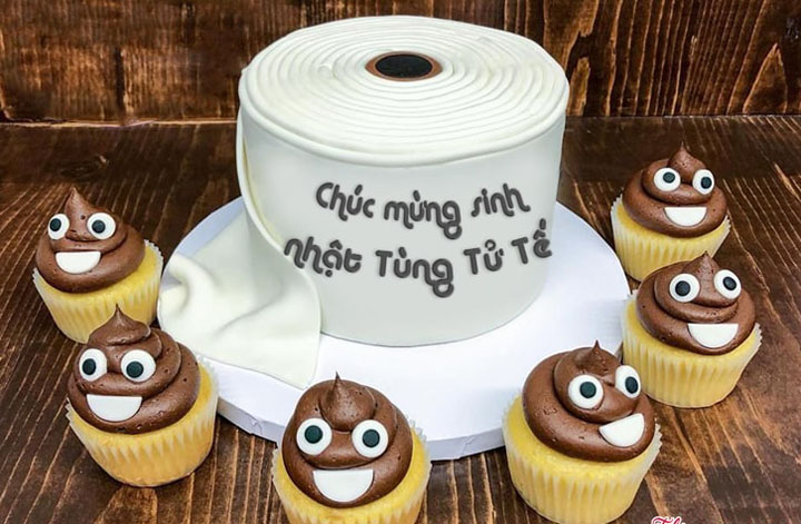 ngầu quá cái bánh kem