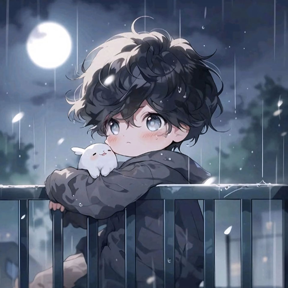 chibi hinh anh chill buon nam 960px 960px avatar 9