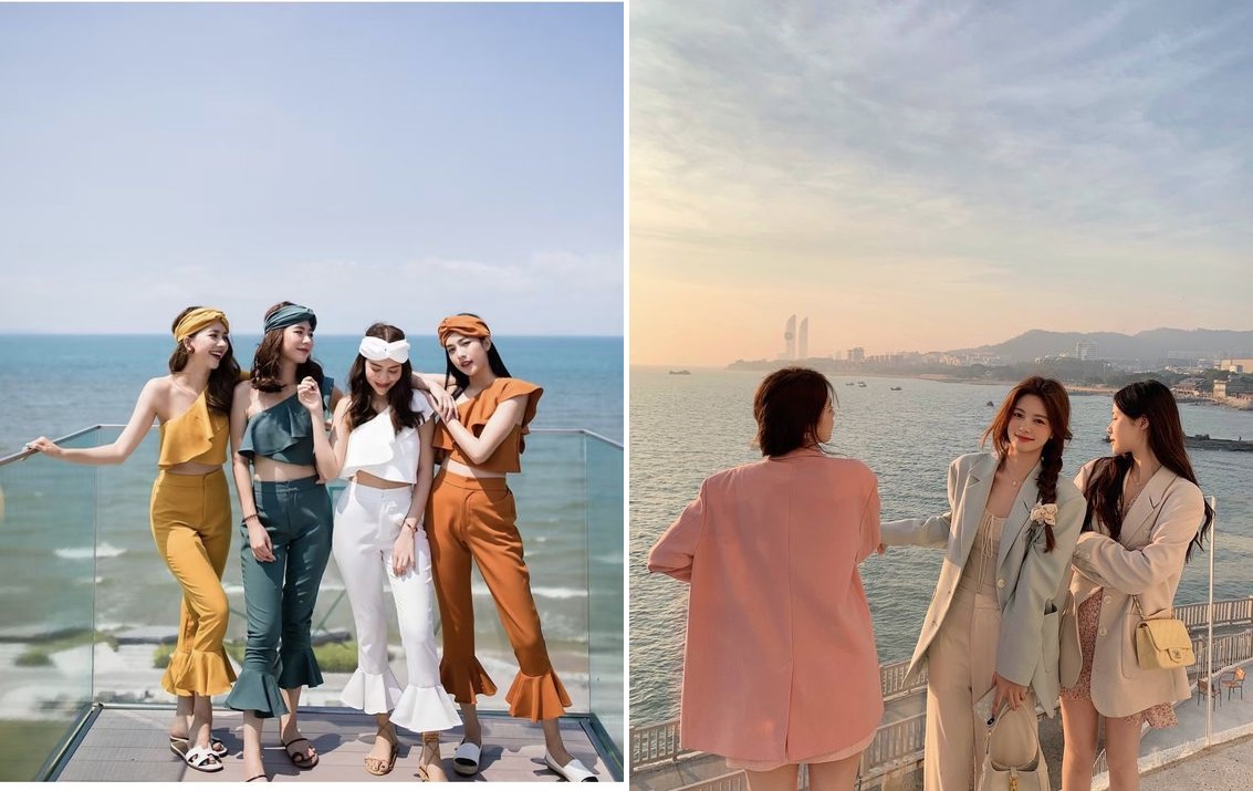 tao-dang-chup-anh-bien-voi-nhom-ban