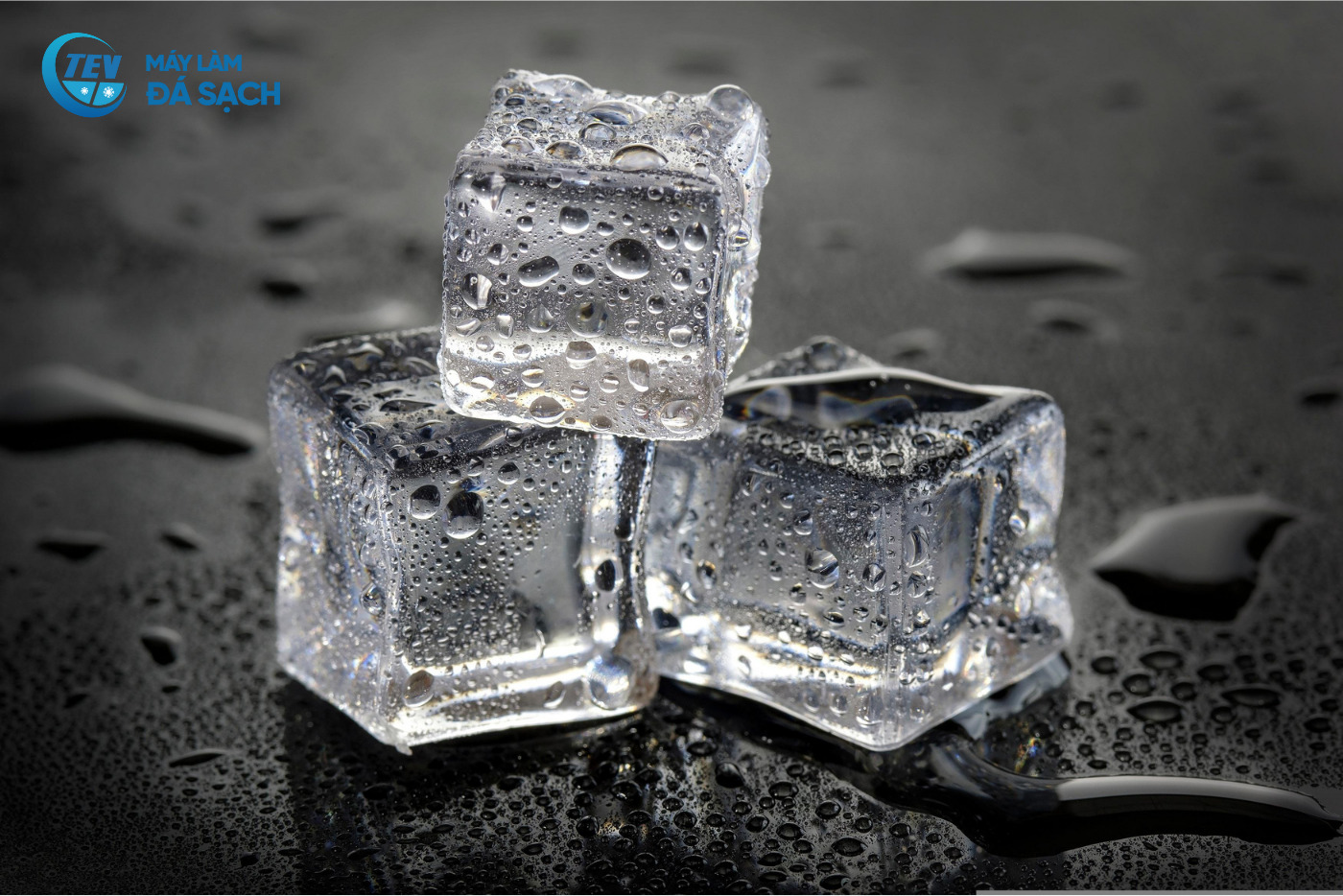 Đá viên tinh khiết đẹp