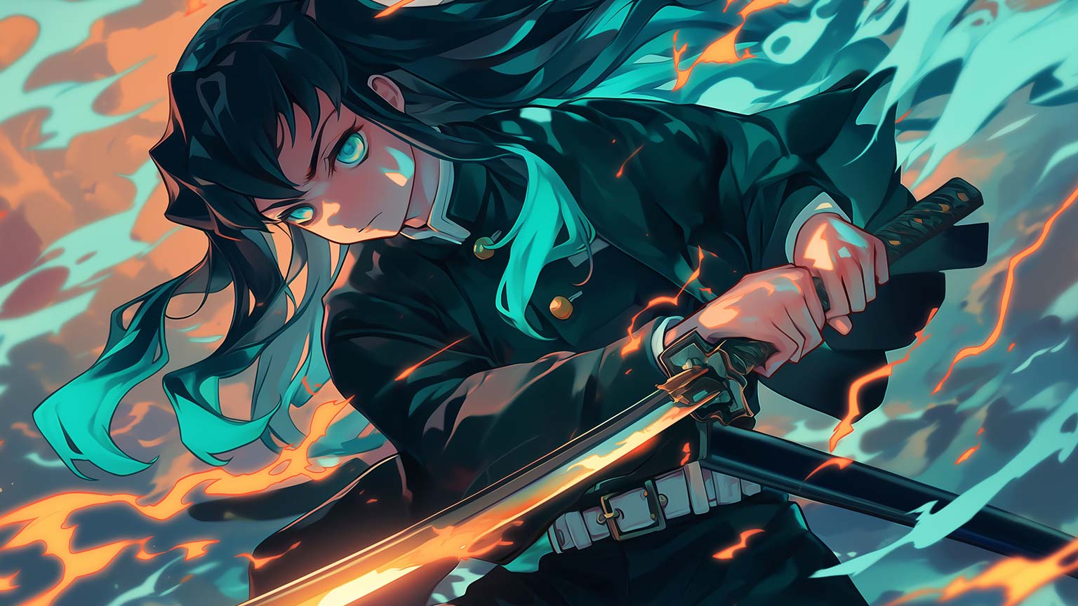 hình nền máy tính anime 4K