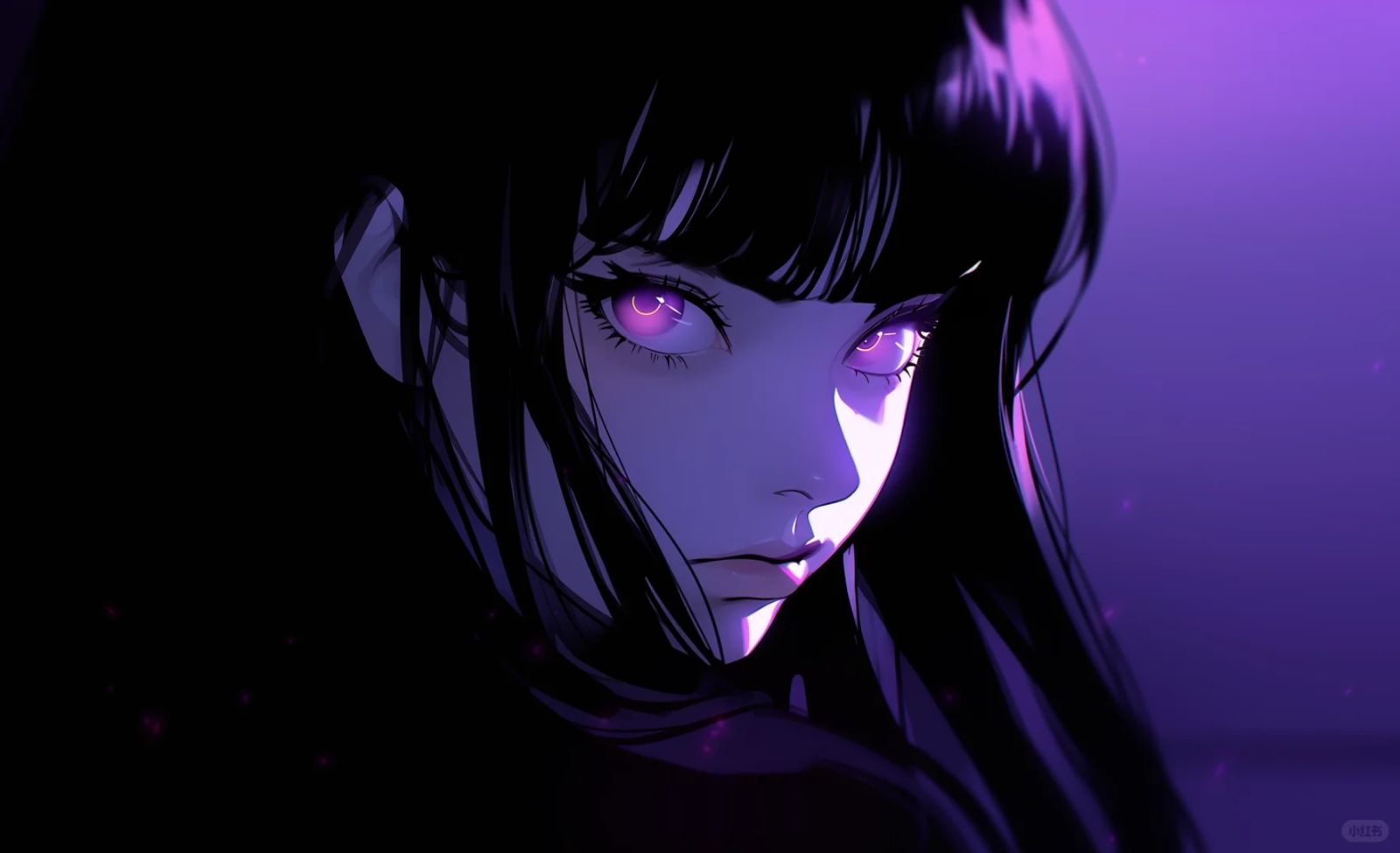 hình nền anime máy tính 4K ngầu nữ