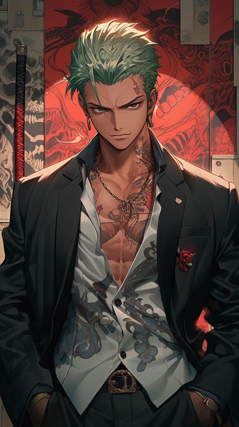 hình nền anime ngầu nam, nữ