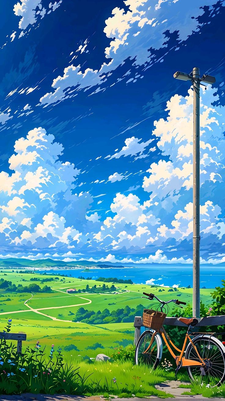 hình nền anime phong cảnh chill đẹp