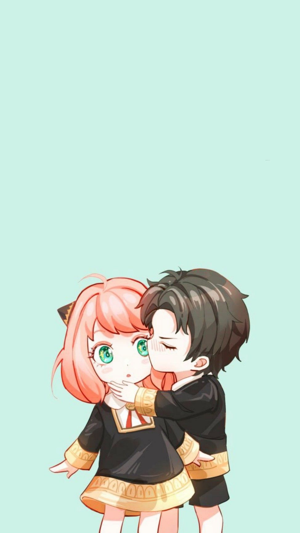 hình nền anime cặp đôi cute