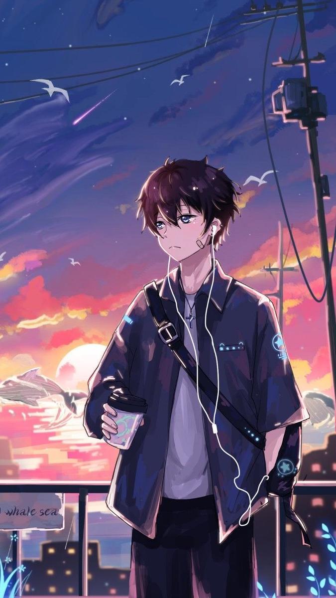 hình nền anime ngầu nam, nữ