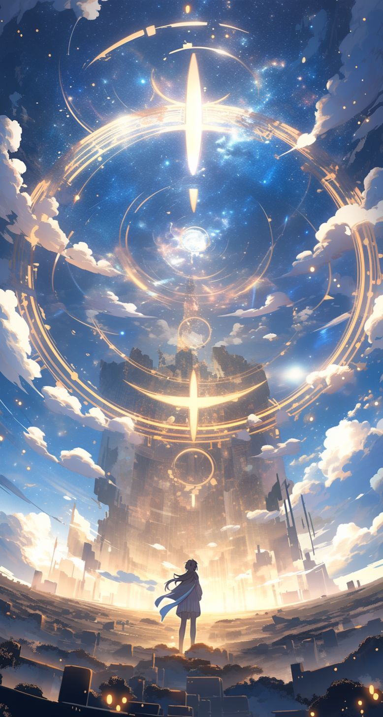 hình nền anime galaxy vũ trụ anime đẹp, hiếm