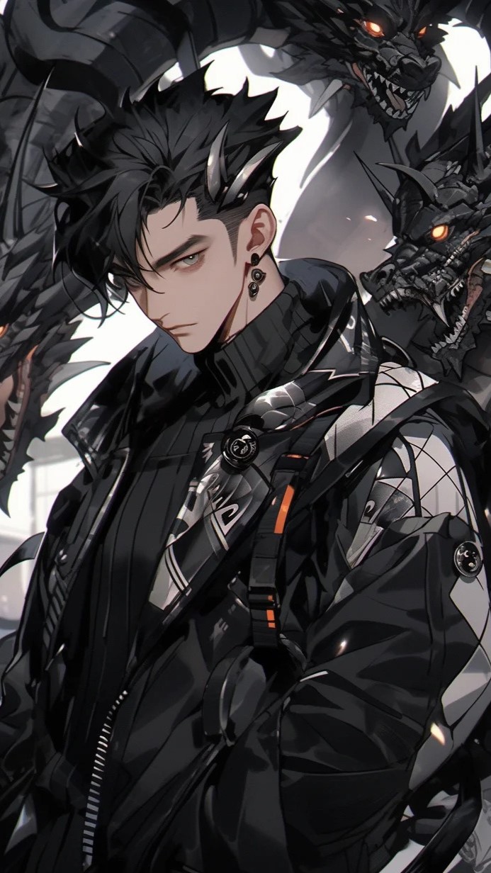 hình nền anime ngầu nam, nữ