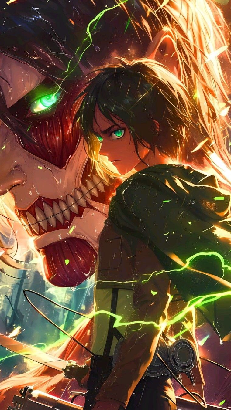 hình nền anime ngầu attack on titan