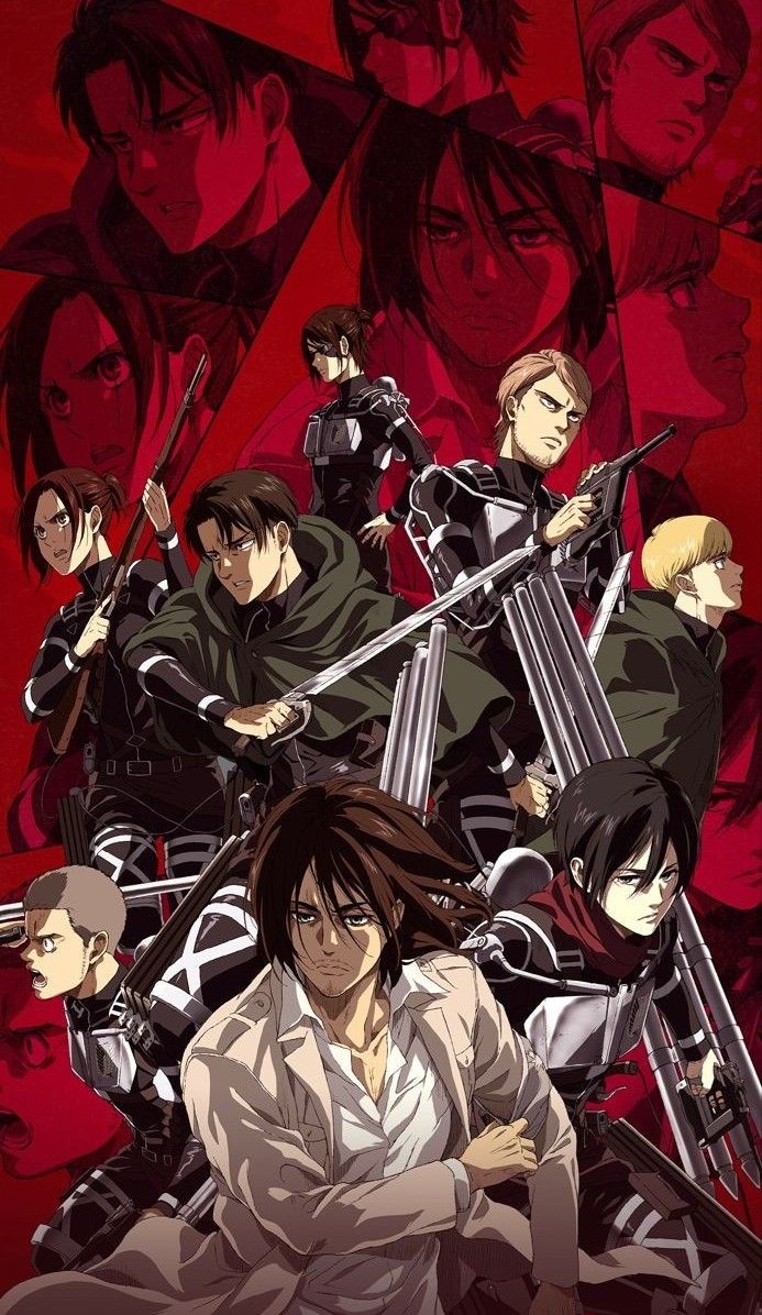 hình nền anime ngầu attack on titan