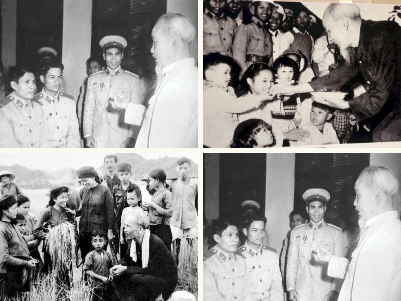 Hình ảnh Bác Hồ với nhân dân - InKyThuatSo