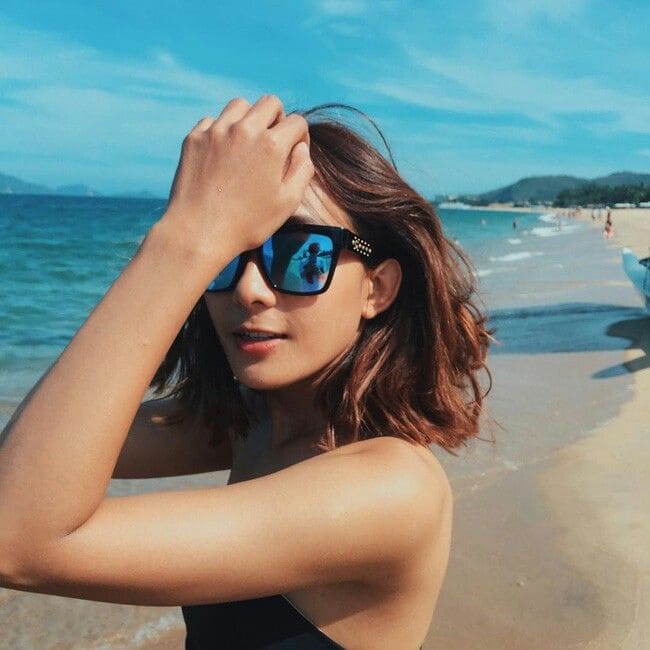 6+ Kiểu Tóc Ngắn Đi Biển Đẹp Lung Linh - Tóc Ngắn Nhuộm Màu