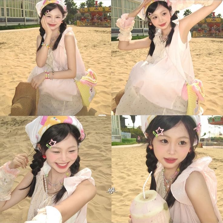 6+ Kiểu Tóc Ngắn Đi Biển Đẹp Lung Linh - Tóc Ngắn Tết Hai Bên