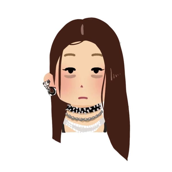 Hình ảnh Jisoo ngầu trong phiên bản chibi cực kỳ dễ thương.