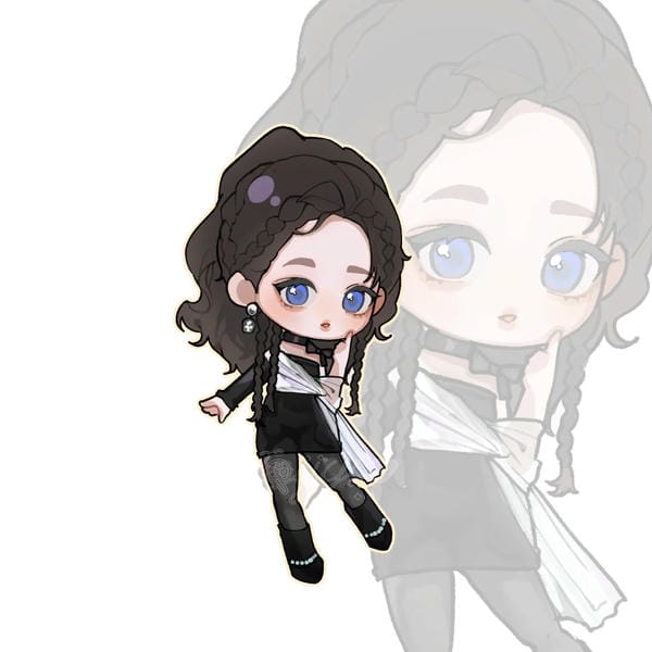 Chiêm ngưỡng ảnh jisoo ngầu phiên bản chibi cực chất